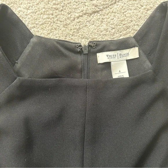 Elegant Black sleeveless Jumpsuit WHBM - Picture 4 of 5